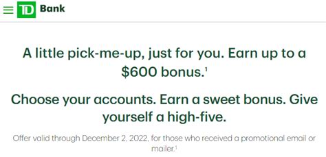 td bonus|TD Bank Bonus Promotions: $600 Checking.